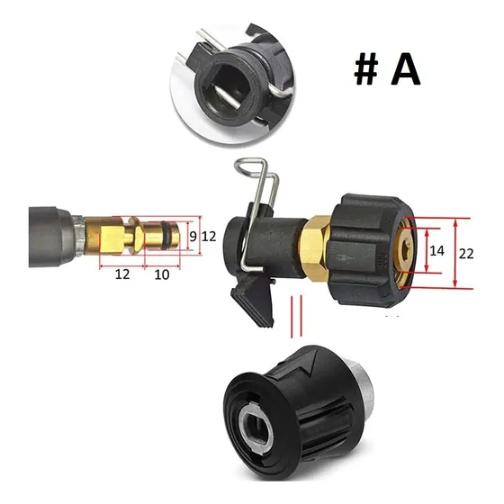 Adaptador  Para Mangueras  De Hidrojet Tipo  Espiga  # A