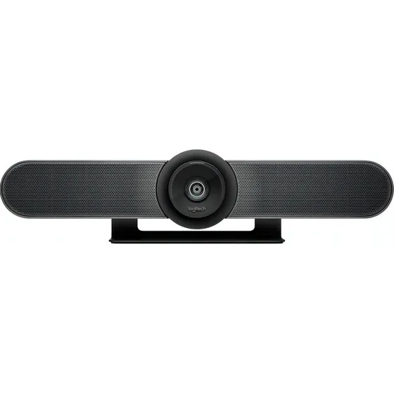 Câmera web Logitech Camara Web MeetUp 4K 30FPS cor preto