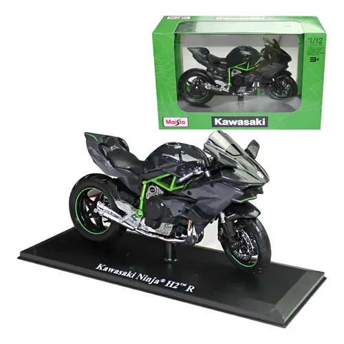 Welly 2021 Kawasaki Ninja Zx10-r Aleación Moto Modelo 1:18