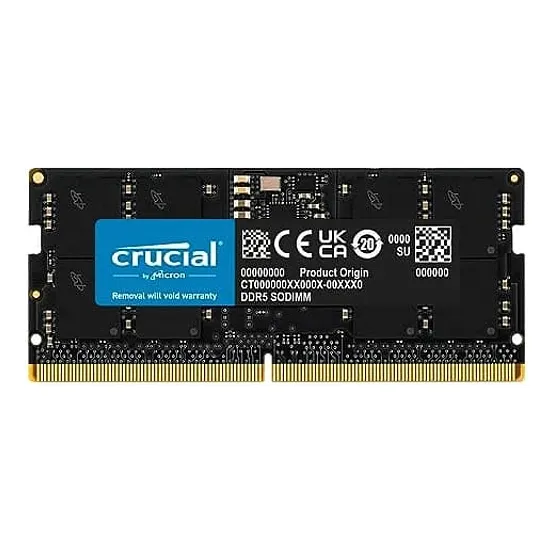 Memoria Ram Crucial Ddr5  Negro 16gb 5600mhz Portátil