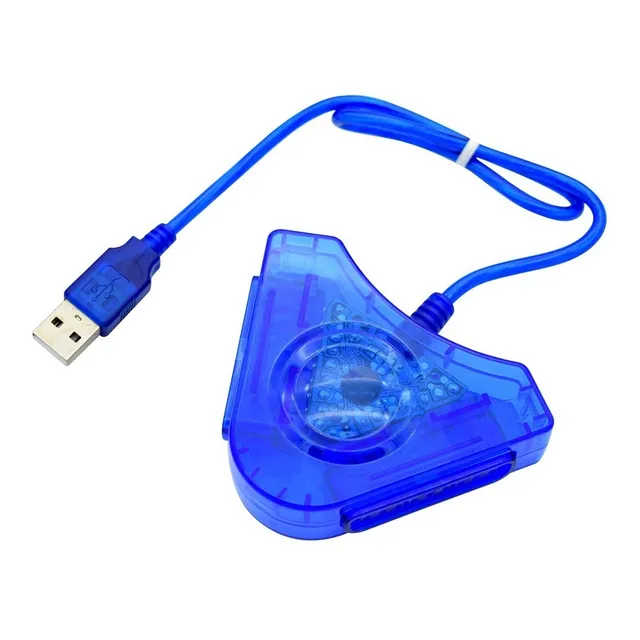 Convertidor Adaptador Compatible 2 Control Ps2/ps1 A Usb Pc