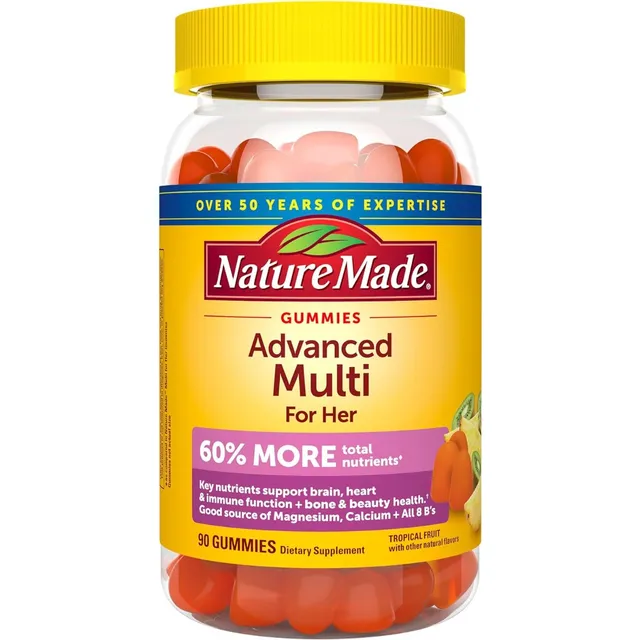 Multivitaminico Avanzado Para Mujer Nature Made 90 Gomitas