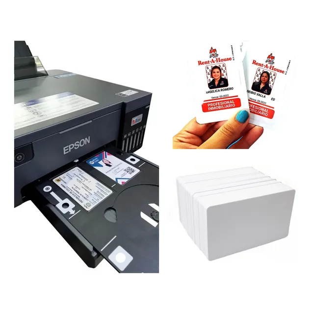 Carnet Pvc Sublimación Epson L8050 L18050 Inject