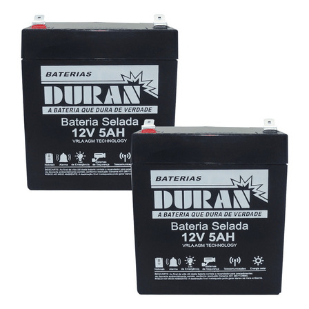 Kit 2 X Bateria 12v 5ah Secpower No Break Apc Sms Hr1221w Kit 2 X Bateria 12v 5ah Secpower No Break Apc Sms Hr1221w