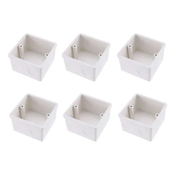 Caja De Interruptor De Pared Uxcell 86x86x49 Mm Monte 86 De