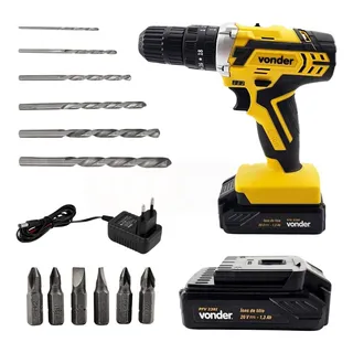 Furadeira Parafusadeira De Impacto Bivolt 20v Pfv238i Vonder Furadeira Parafusadeira De Impacto Bivolt 20v Pfv238i Vonder