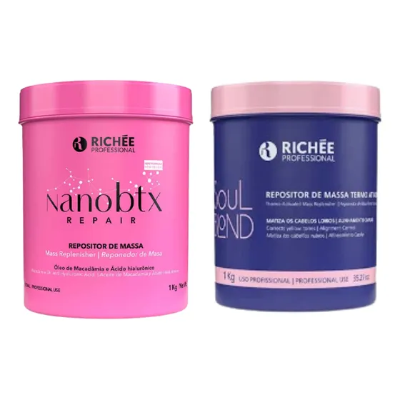 Richee Kit Nanotox 1kg + Soul Blond 1kg