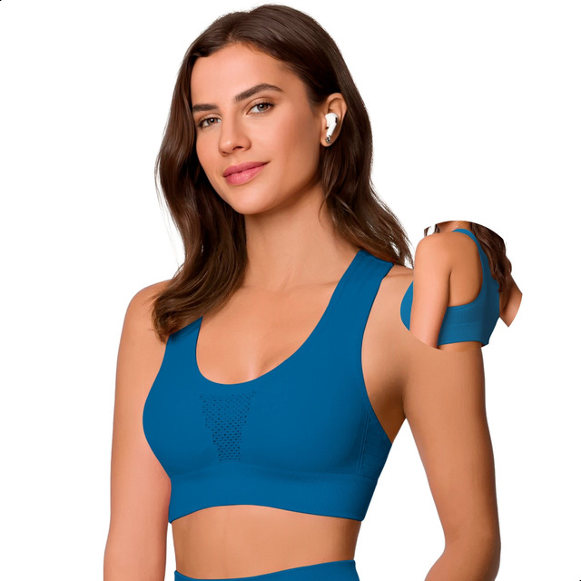 Top Academia Treino Alta Sustentação Sem Costura Selene Fit Top Academia Treino Alta Sustentação Sem Costura Selene Fit