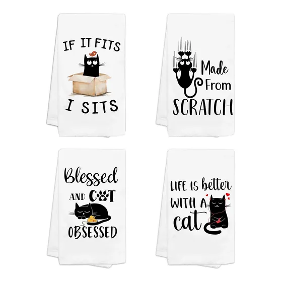Pinata Juego Toalla Decorativa Cocina Para Gato Regalo Mujer