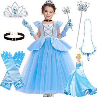 Aplicável A Vestido De Princesa Cinderela Para Meninas, Aplicável A Vestido De Princesa Cinderela Para Meninas,