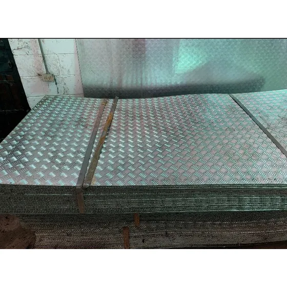 Lamina Estriada De Aluminio 1.20x 2.40