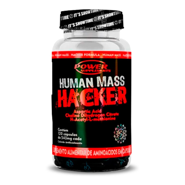 Human Mass Hacker - 120 Cápsulas - Power Supplements Sabor Sem Sabor Human Mass Hacker - 120 Cápsulas - Power Supplements Sabor Sem Sabor