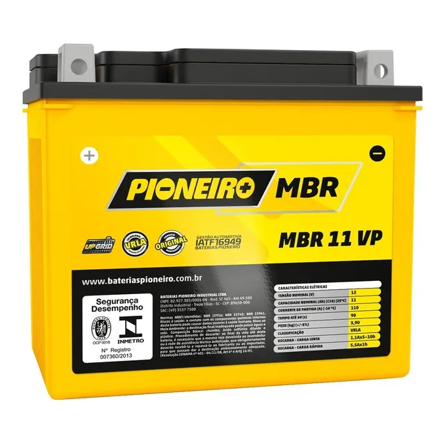 Bateria Moto Cb 1000 F, Cbr 1100 Mbr 11 Vp 12v 11ah