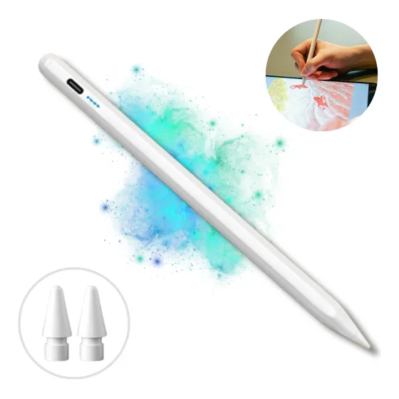 Caneta Para iPad Stylus Palm Rejection Apple Pencil 1.0mm