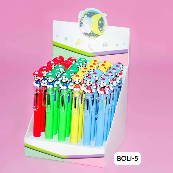 Bolígrafo Multicolor Kawai Super Mario Bros