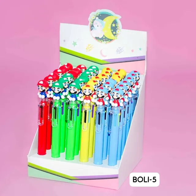 Bolígrafo Multicolor Kawai Super Mario Bros