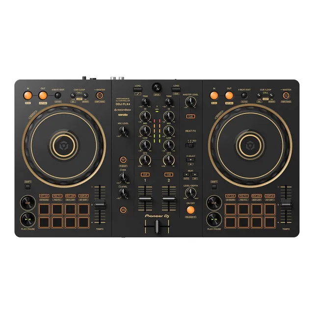 Controlador Consola Mezcladora Pioneer Dj Ddj Flx4n - Gold