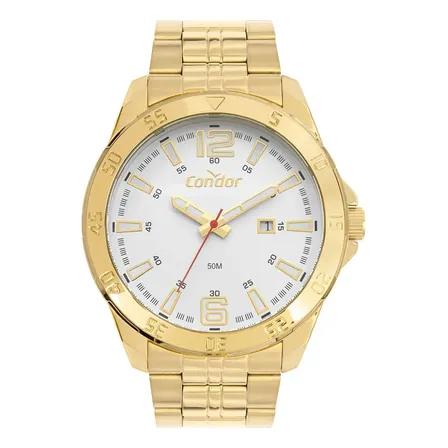 Relógio Condor Masculino Drive Dourado - Co2115ncg/4k Prata Dourado Dourado