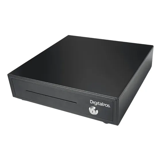 Cajón Monedero Digital Pos Dig - 4101  5 Puestos Riel Pasta