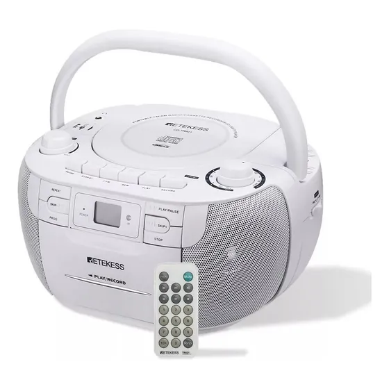 Reproductor Cd Cassette Mp3 Player Radio Fm Am Portátil Usb