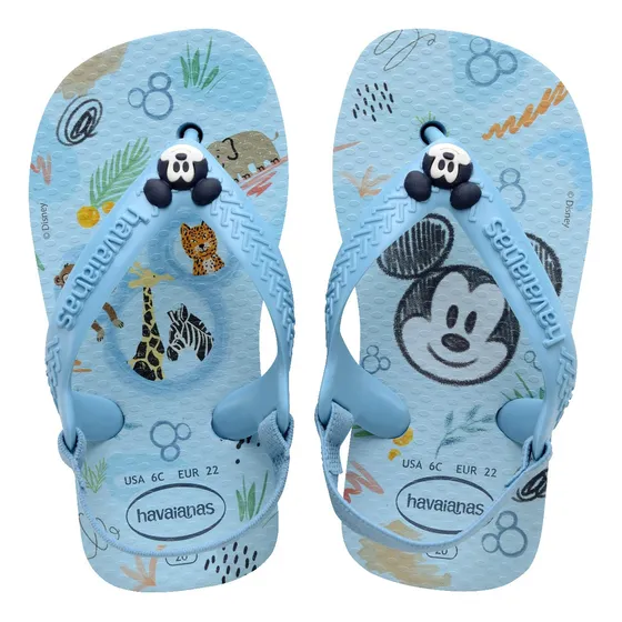 Chanclas Sandalias Havaianas Niños Disney Baby Kids Azul