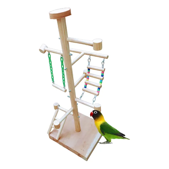 Juguete Parque Gimnasio Para Aves Agaporni Pericos