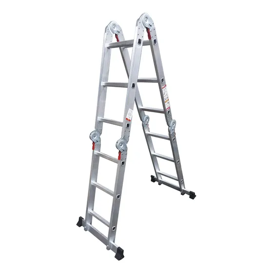 Escalera De Aluminio Articulada 12 Escalones Alpina - C
