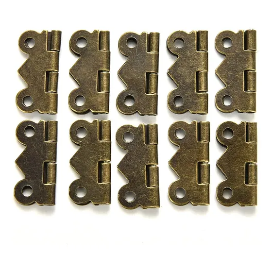 10 Uds Mini Bisagra Regalo Joyeria Caja Vino Puerta Casa