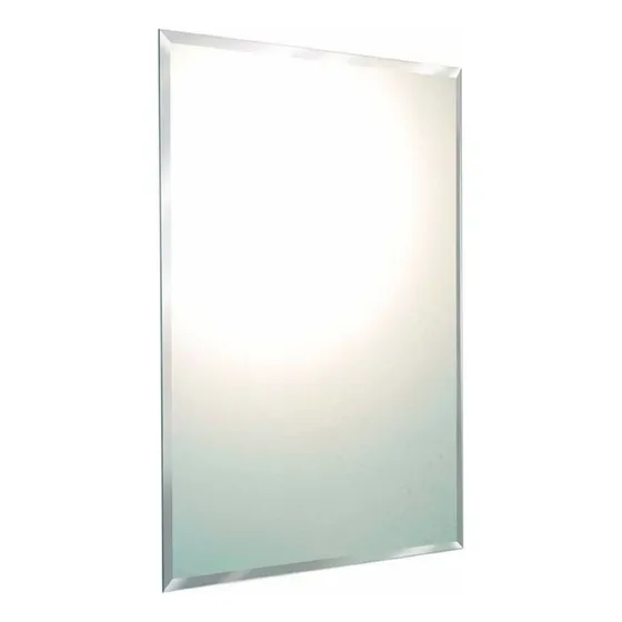 Espelho 80cm X 60cm Decorativo Bisotê C/ Kit Instalação Nf-e Moldura Botão Frances