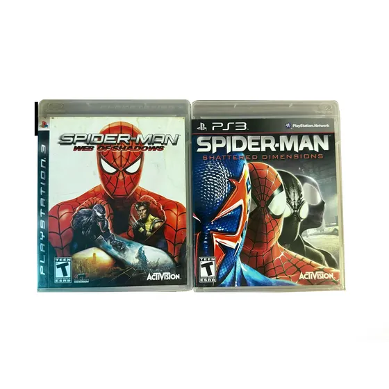Spider-man Web Of Shadows Spiderman Shattered Dimensions Ps3