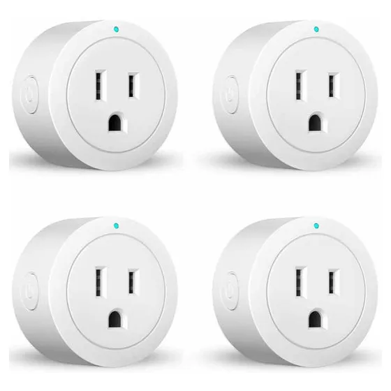 Enchufe Inteligente Amysen Smart Plug. Alexa, Google. 4-pack