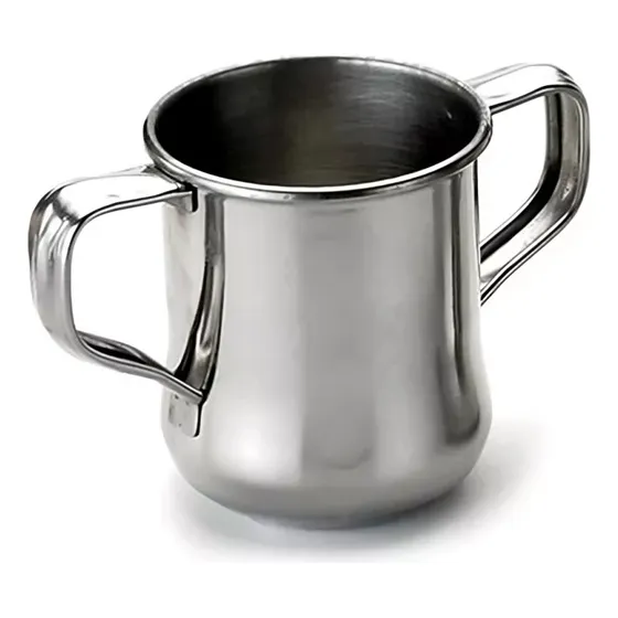 Mate Acero Inoxidable Con Asas Carol Color Gris