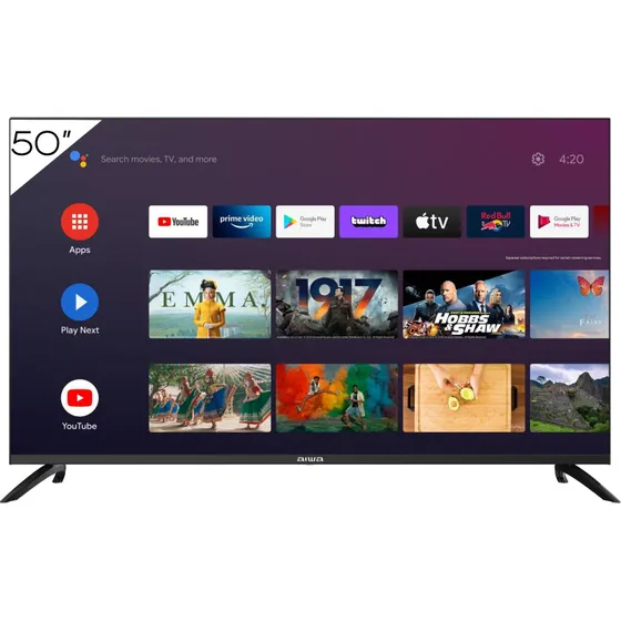 Televisor Smartv Aiwa 50 Pulgadas Android Tv 4k
