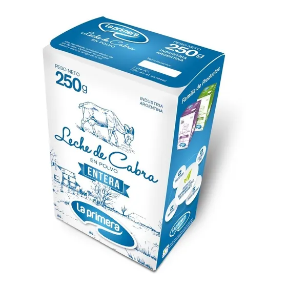Leche De Cabra En Polvo Entera 250 Gr