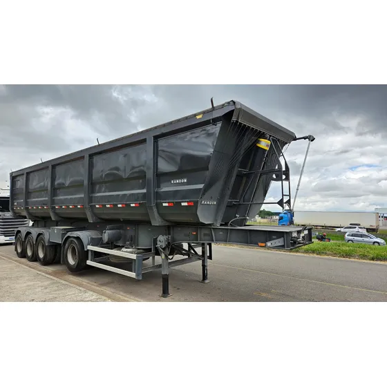 Carreta Basculante 4 Eixo Randon Ano 24 55m3 Com Pneu