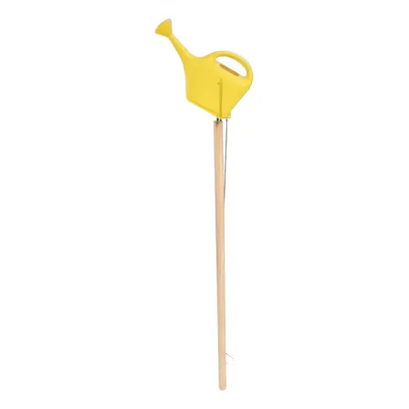 Regador Plantas Altas Chuveirinho 1 Litro Jardim Horta Pau Amarelo