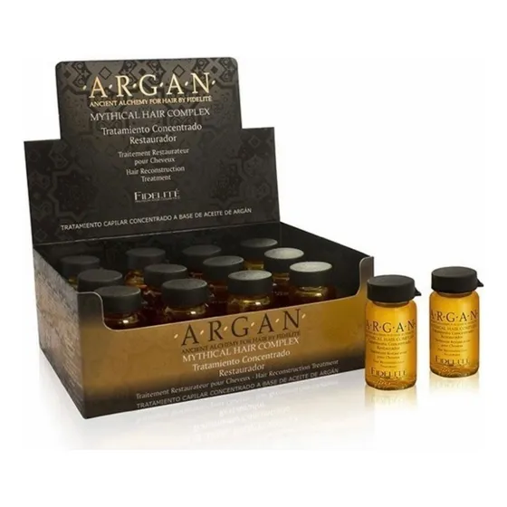 Ampollas Argan Nutricion Fidelite  Caja 12 Unidades De 15ml