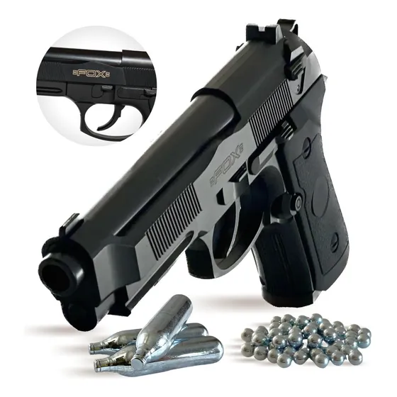Pistola Aire Comprimido Fox Co2 Replica Beretta 92