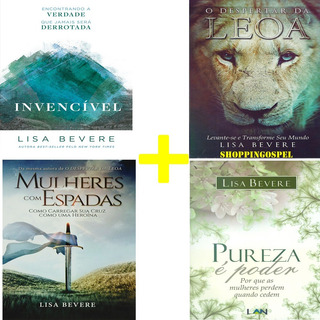 Kit Lisa Bevere Mulheres Com Espadas + Pureza É Poder E Mais Kit Lisa Bevere Mulheres Com Espadas + Pureza É Poder E Mais