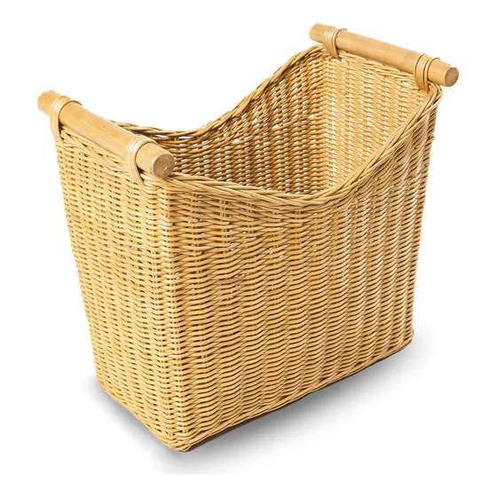 The Basket Lady Cesta Mimbre Estrecha 14  Largo X 7.5 Pulgda