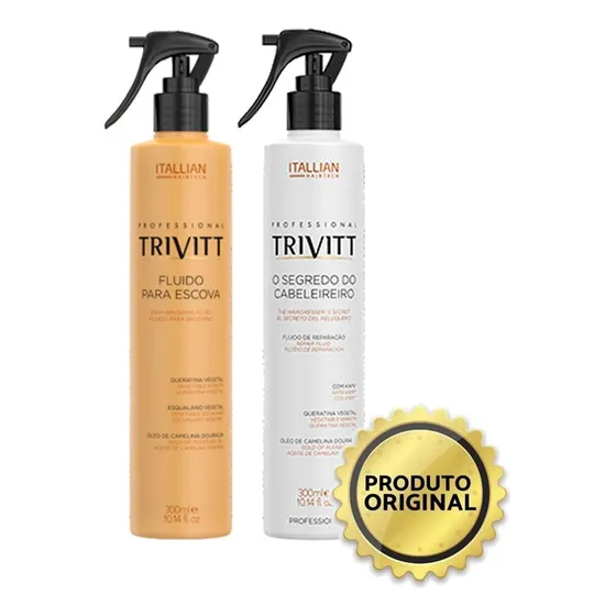Itallian Kit O Segredo 300ml + Fluido Para Escova 300ml