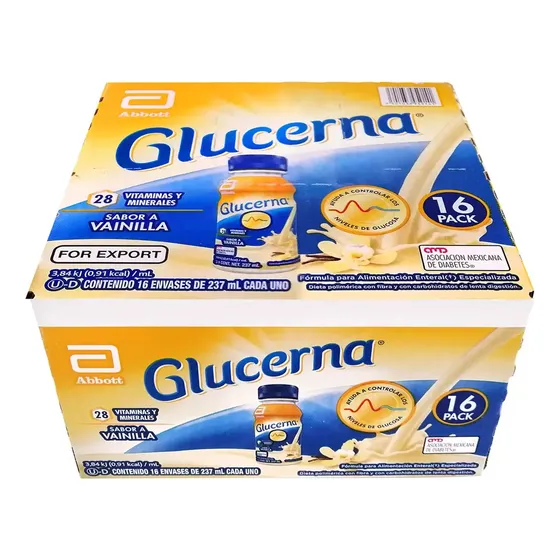 Glucerna 237ml 16 Piezas Diabetes