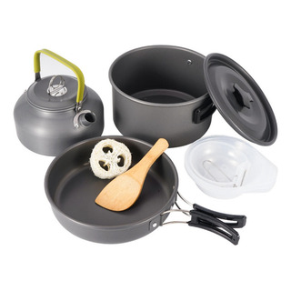 Li Juego De Utensilios De Cocina For Acampar, Vajilla De Li Juego De Utensilios De Cocina For Acampar, Vajilla De
