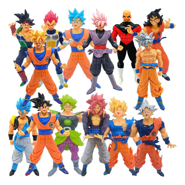 Muñeco Dragon Ball Z Super Goku Vegeta Gohan Jiren Gogeta