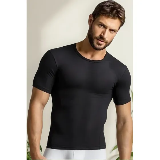 Polera Compresión Hombre Faja Camiseta Reductora Hombre