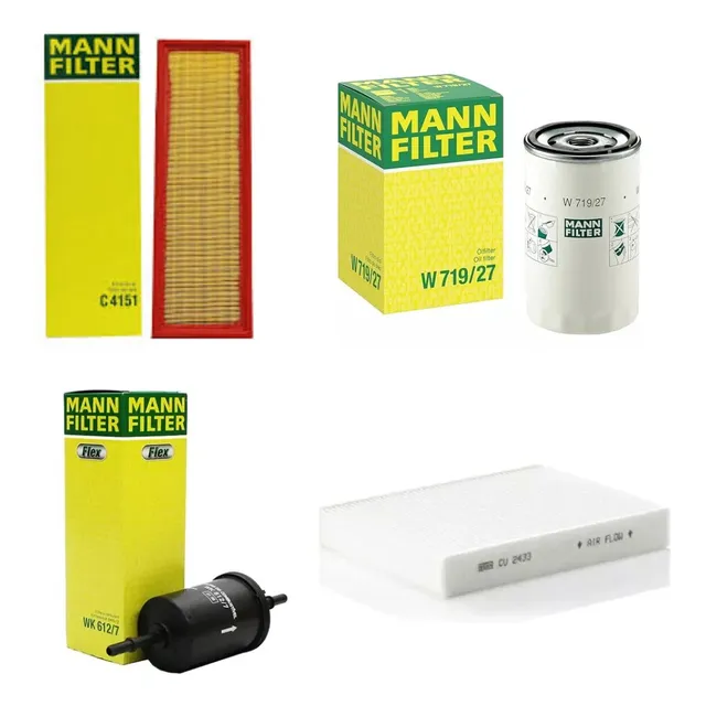 Kit Filtros F. Ecospórt 1.6 8v Zetec Rocam - Mann Filter