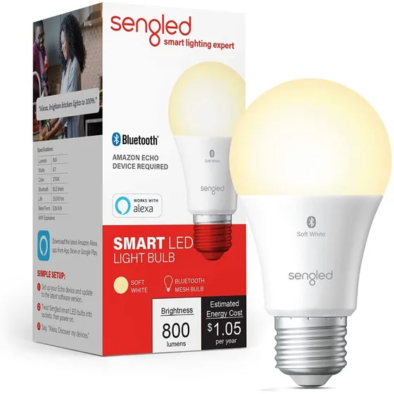 Bombillo Led Inteligente Bluetooth Control Alexa Smart Led