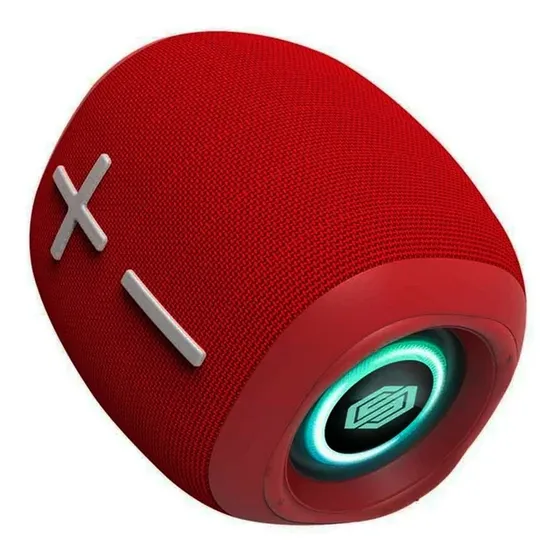 Bocina Mini Bluetooth Inalámbrica Modelo Boom Radio Fm Tws Recargable Usb Luz Led BT230