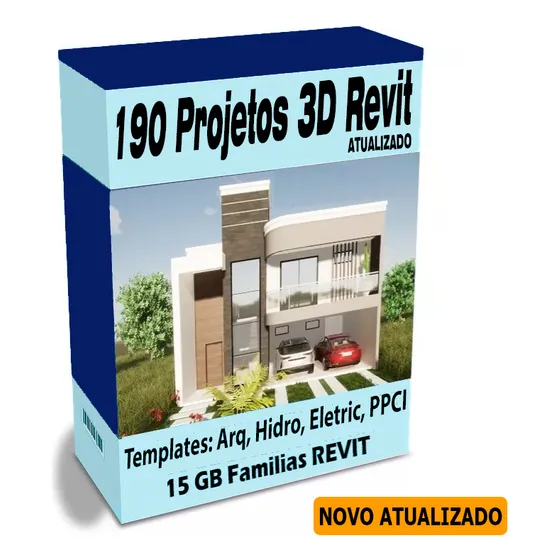 Pack Projetos Revit + Templates + 15gb Famílias Atualizado