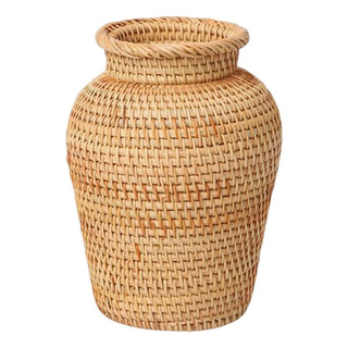 Muyier Vaso De Vime Vasos Decorativos De Vime Rústico Muyier Vaso De Vime Vasos Decorativos De Vime Rústico